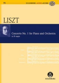 Liszt: Piano Concerto No. 1 E flat major (Study Score + CD) published by Eulenburg